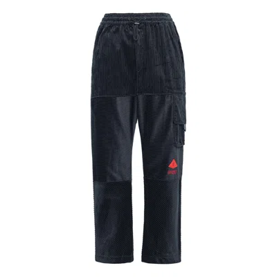 Nike Men's  Corduroy Cargo Casual Straight Long Pants/trousers Black