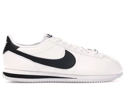 Pre-owned Nike Men's  Cortez Basic Leather (2017) Sneakers In White/metallic Silver/black In Multi