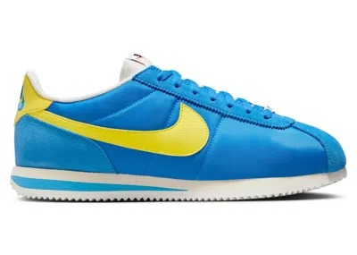 Pre-owned Nike Men's  Cortez Txt Lightning Sneakers In Light Photo Blue/sail/muslin In Multi