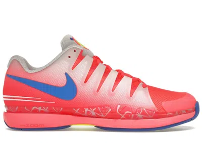 Pre-owned Nike Men's  Court Air Zoom Vapor 9.5 Tour Honey Deuce Sneakers In Hot Punch/volt/white In Multi