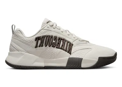 Pre-owned Nike Men's  Court Lite 4 Heritage Sneakers In Light Orewood Brown/aegean Storm/baroque Brown