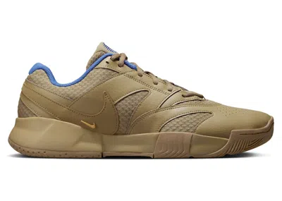 Pre-owned Nike Men's  Court Lite 4 Sneakers In Parachute Beige/star Blue/copper Moon