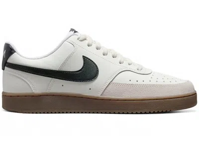 Pre-owned Nike Men's  Court Vision Low Black Gum Sneakers In Sail/light Orewood Brown/white In Multi