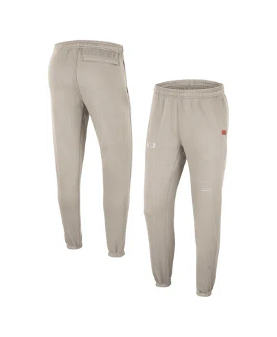 Nike Men's  Cream Clemson Tigers Jogger Pants In Gray