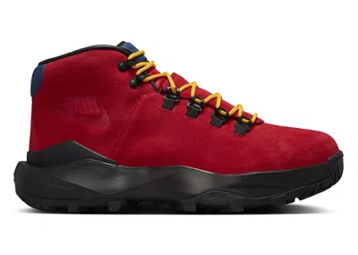 Pre-owned Nike Men's  Cygnal Navy Sneakers In University Red/black/university Gold