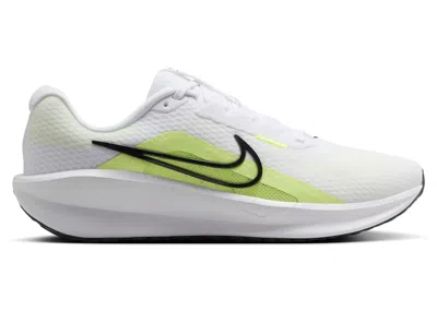 Pre-owned Nike Men's  Downshifter 13 Black Sneakers In White/light Lemon Twist/volt In Multi