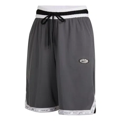 Nike Men's  Dri-fit Dna Athleisure Casual Sports Basketball Knit Shorts Dark Grey In Gray