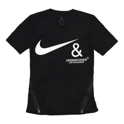 Nike Men's  Dri-fit Quick Dry Casual Sports Round Neck Short Sleeve T-shirt In Black