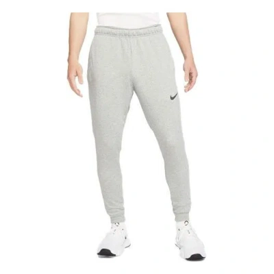Nike Men's  Dri-fit Solid Color Casual Training Sports Pants/trousers/joggers Gray