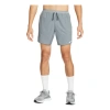 Nike Men's  Dri-fit Solid Color Logo Printing Straight Quick Dry Breathable Sports Shorts Smoke Gray