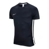 Nike Men's  Dri-fit Solid Color Logo Sports Breathable Round Neck Short Sleeve Black T-shirt In Blue