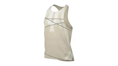 Pre-owned Nike Men's  Drifit Running Vest In Beige In Sand