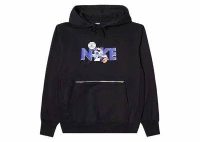 Pre-owned Nike Men's  Drifit Standard Issue X Space Jam: A New Legacy Hoodie In Black
