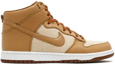 Pre-owned Nike Men's  Dunk High (2013) Sneakers In Natural/underbrush/acorn