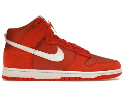 Pre-owned Nike Men's  Dunk High Prm Nba X Wnba One Game Sneakers In Orange/sail/black