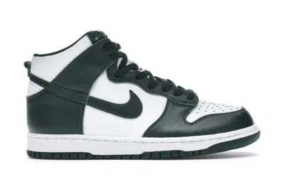 Pre-owned Nike Men's  Dunk High Sneakers In White/spartan Green