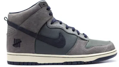 Pre-owned Nike Men's  Dunk High Undefeated Bring Back Pack Ballistic Green Sneakers In Deep Green/dark Loden