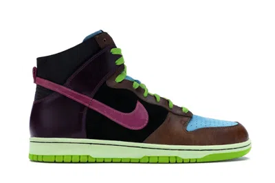Pre-owned Nike Men's  Dunk High Undefeated Sneakers In Blue Reef/cotton Candy/black In Multi