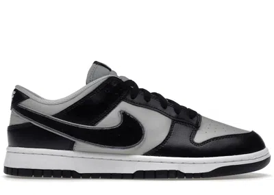 Pre-owned Nike Men's  Dunk Low Chenille Swoosh Sneakers In Black/grey/white