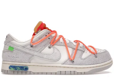Pre-owned Nike Men's  Dunk Low Offwhite Lot 31 Sneakers In Sail/neutral Grey/total Orange
