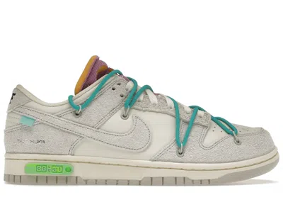 Pre-owned Nike Men's  Dunk Low Offwhite Lot 36 Sneakers In Sail/neutral Grey/energy In Multi