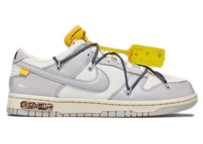 Pre-owned Nike Men's  Dunk Low Offwhite Lot 41 Sneakers In Sail/neutral Grey/flint Grey In Gray