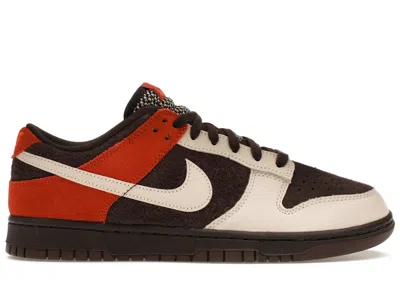 Pre-owned Nike Men's  Dunk Low Red Panda Sneakers In Velvet Brown/sanddrift/rugged Orange In Multi