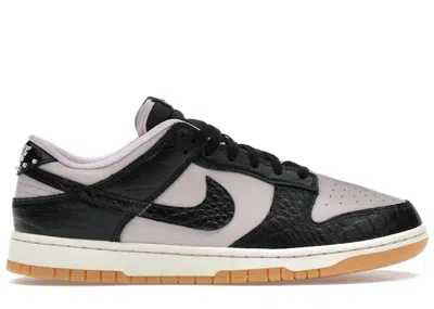 Pre-owned Nike Men's  Dunk Low Retro Black Sneakers In Platinum Violet/pink Foam/coconut Milk