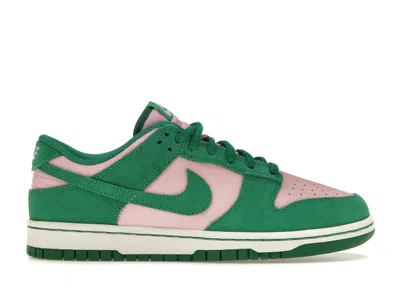 Pre-owned Nike Men's  Dunk Low Retro Se Sneakers In Medium Soft Pink/malachite/sail In Multi