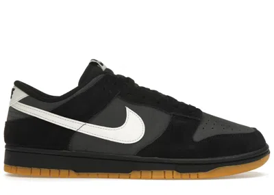 Pre-owned Nike Men's  Dunk Low Se Sneakers In Black/grey/gum In Multi