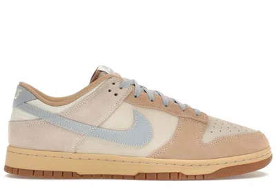 Pre-owned Nike Men's  Dunk Low Sneakers In Coconut Milk/light Armory Blue/sanddrift In Multi