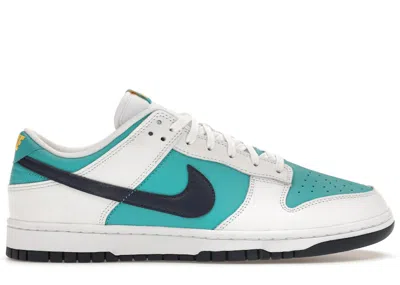 Pre-owned Nike Men's  Dunk Low Sneakers In Dusty Cactus/thunder Blue/white