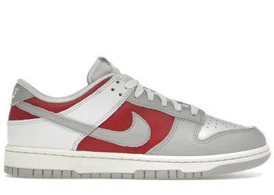 Pre-owned Nike Men's  Dunk Low Sneakers In Photon/light Iron Ore/gym Red In Multi