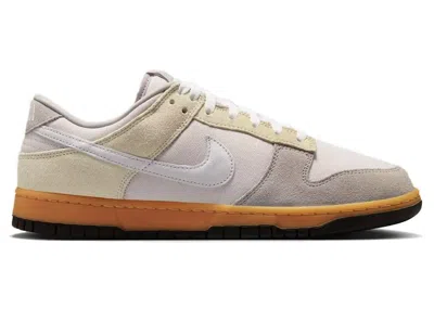 Pre-owned Nike Men's  Dunk Low Suede & Canvas Sneakers In Phantom/white/college Grey