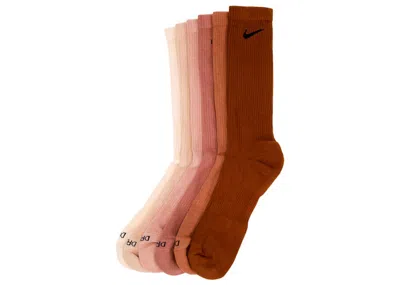 Pre-owned Nike Men's  Everyday Plus Cushioned Crew Socks (6 Pairs) In