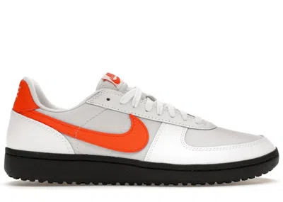 Pre-owned Nike Men's  Field General '82 Sneakers In White/black/orange Blaze In Multi