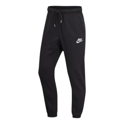 Nike Men's  Fleece Knit Soft Lacing Sports Pants/trousers/joggers Black