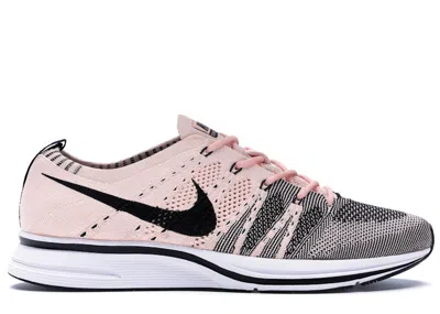 Pre-owned Nike Men's  Flyknit Trainer Sneakers In Sunset Tint/black/white