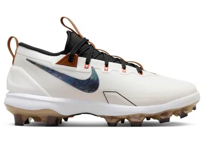 Pre-owned Nike Men's  Force Trout 9 Elite Mcs Royal Pulse Sneakers In Summit White/hemp/black
