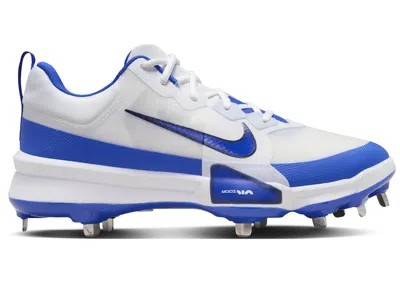 Pre-owned Nike Men's  Force Zoom Trout 9 Pro Sneakers In White/midnight Navy Blue/hyper Royal