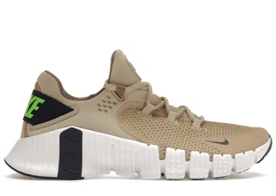 Pre-owned Nike Men's  Free Metcon 4 Sneakers In Rattan/thunder Blue/sandalwood In Multi