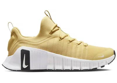 Pre-owned Nike Men's  Free Metcon 6 Tb Sneakers In Vegas Gold/black/white In Multi