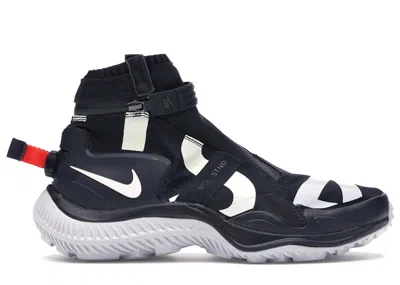 Pre-owned Nike Men's  Gaiter Boot Usa Medal Stand Sneakers In Obsidian/white/pure Platinum