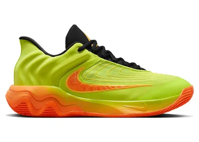 Pre-owned Nike Men's  Giannis Immortality 4 Halloween Sneakers In Cyber/sundial/lightning