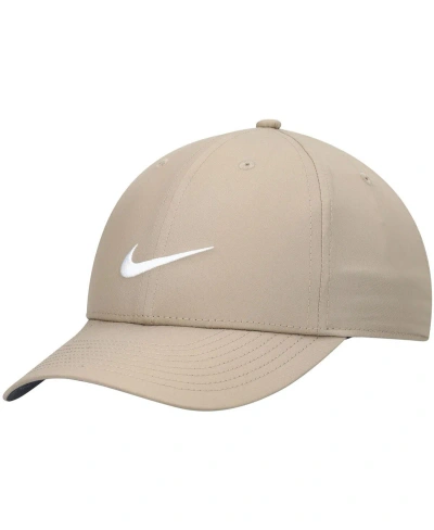 Nike Men's  Golf Khaki Legacy91 Tech Logo Performance Adjustable Hat In Neutral