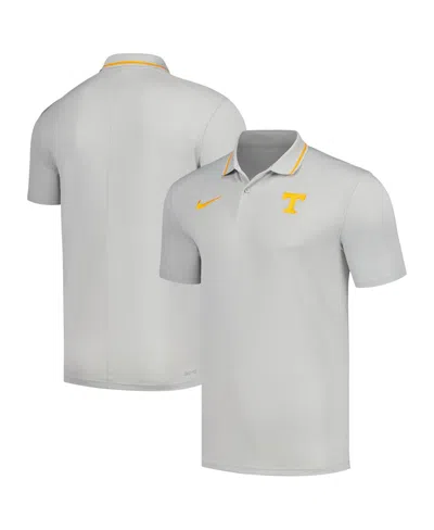 NIKE MEN'S NIKE GRAY TENNESSEE VOLUNTEERS 2023 COACHES PERFORMANCE POLO SHIRT