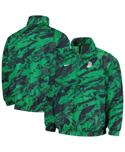 Nike Michigan State Windrunner  Men's College Anorak Jacket In Green