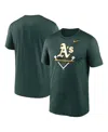 Nike Men's  Green Oakland Athletics Icon Legend Performance T-shirt In Green