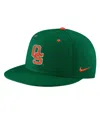 Nike Men's  Green Oklahoma State Cowboys Aero True Baseball Performance Fitted Hat In Green