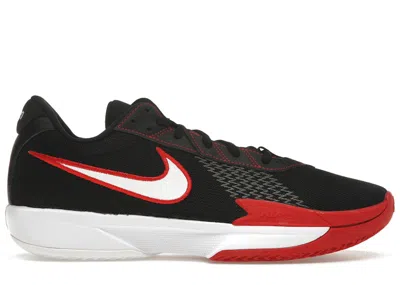 Pre-owned Nike Men's  Gt Cut Academy White Sneakers In Black/university Red/iron Grey